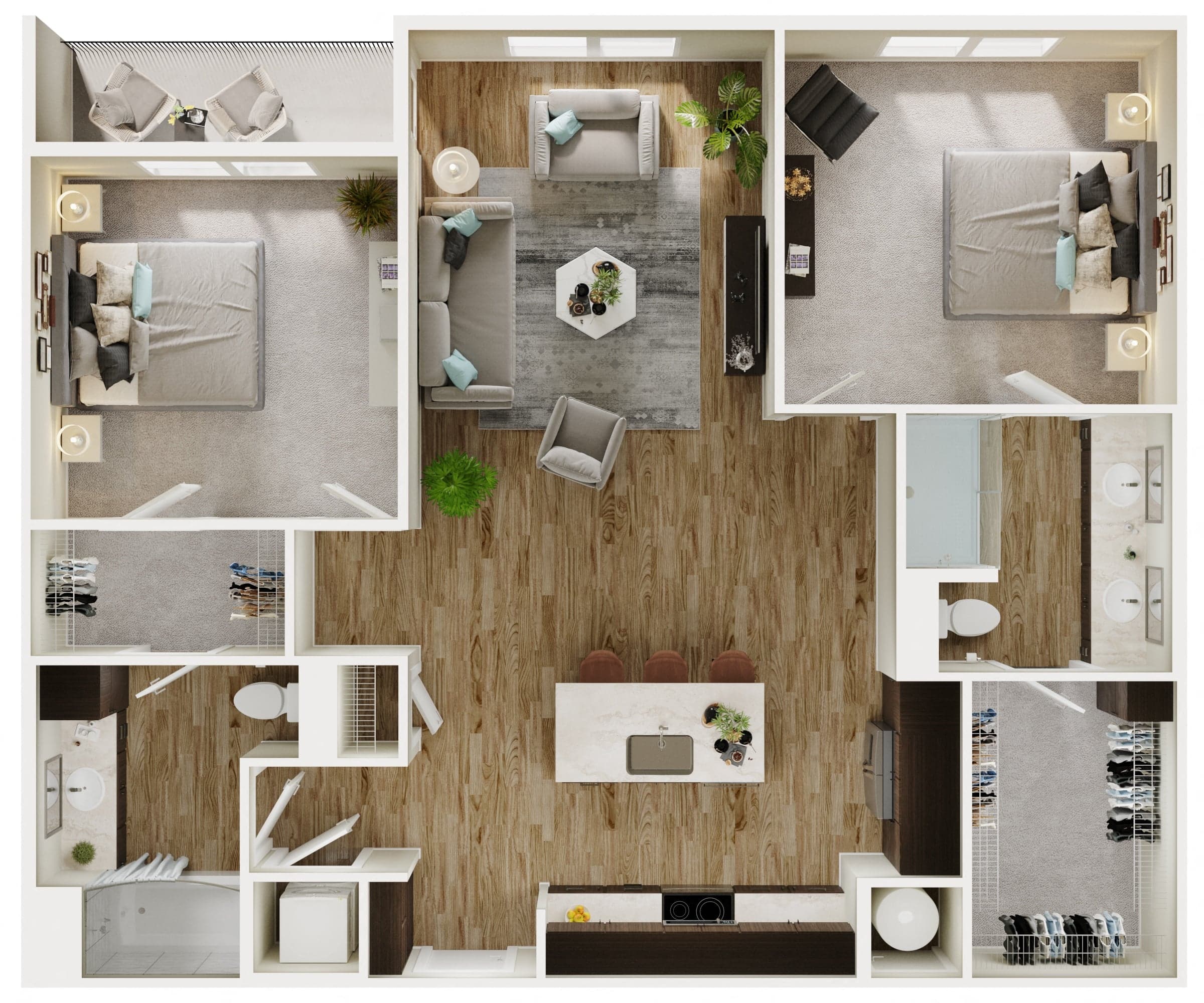 The Flats at River North 8 of 10