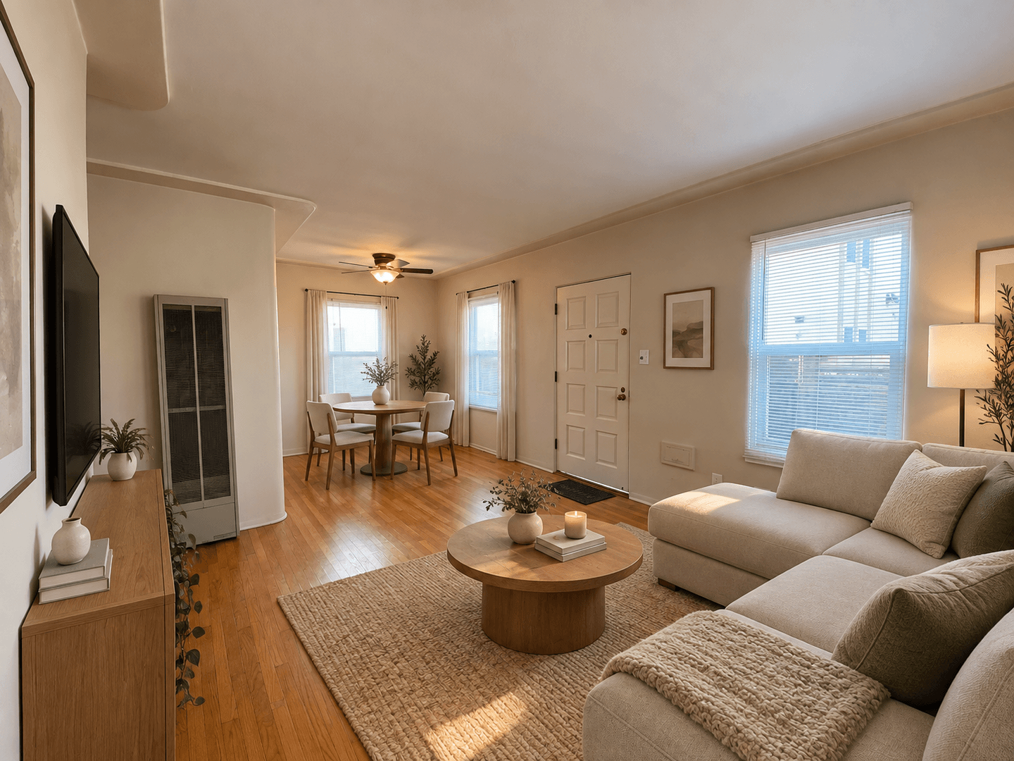 LARGE EXCLUSIVE PATIO! Charming Bungalow with In Unit Washer and Dryer! Air Conditioning + Garage 3 of 8