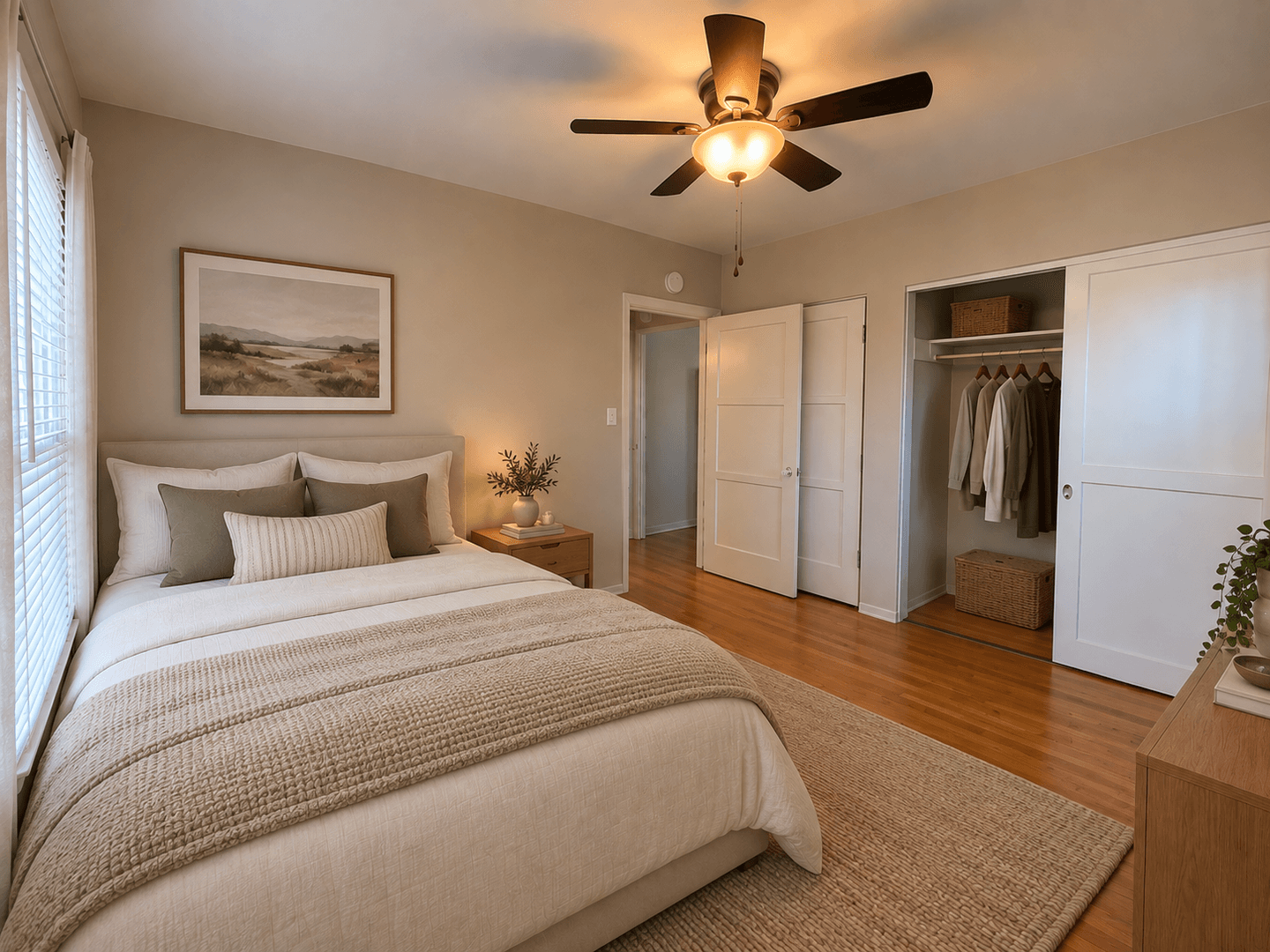 LARGE EXCLUSIVE PATIO! Charming Bungalow with In Unit Washer and Dryer! Air Conditioning + Garage 5 of 8
