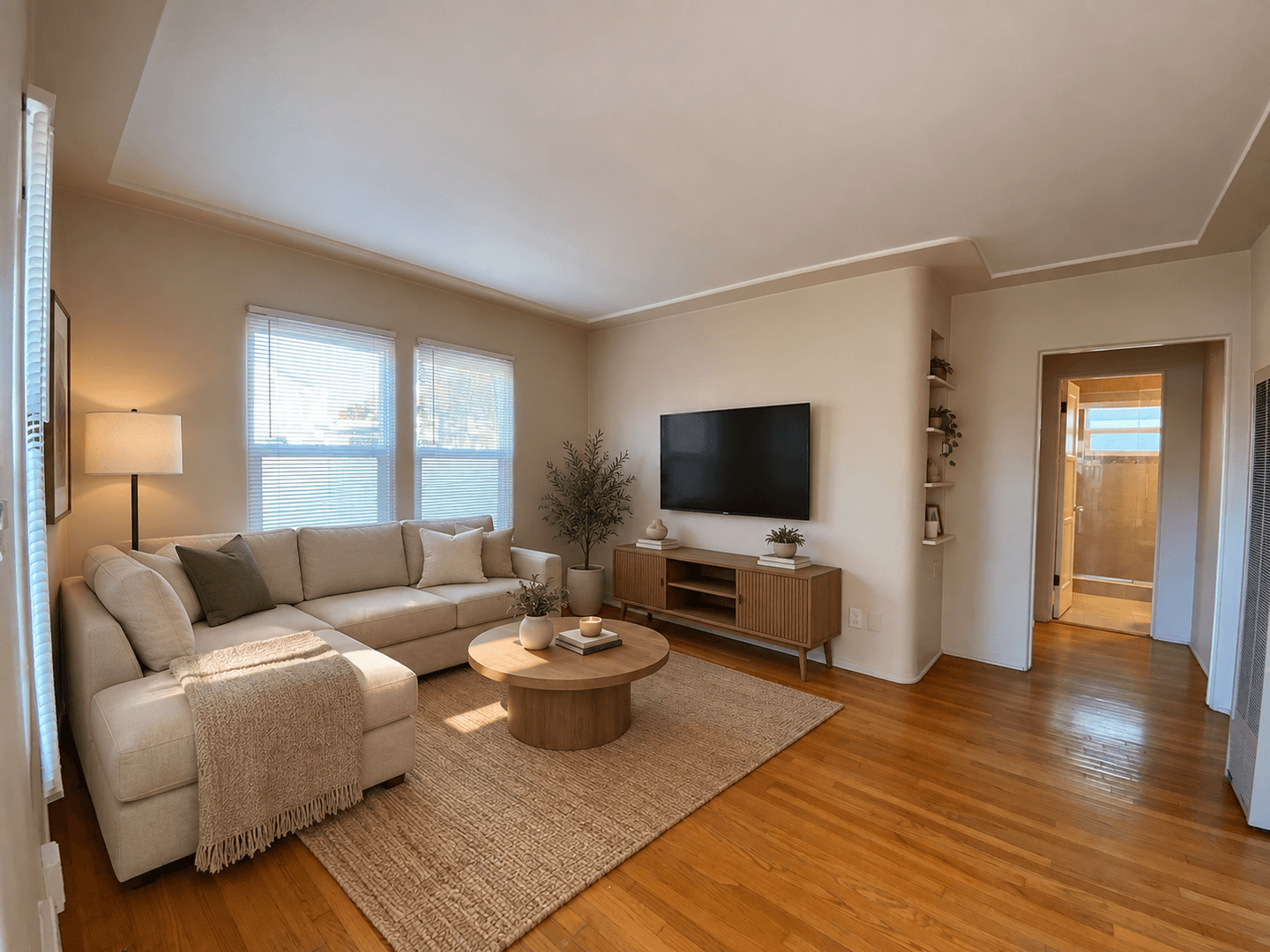 LARGE EXCLUSIVE PATIO! Charming Bungalow with In Unit Washer and Dryer! Air Conditioning + Garage 4 of 8