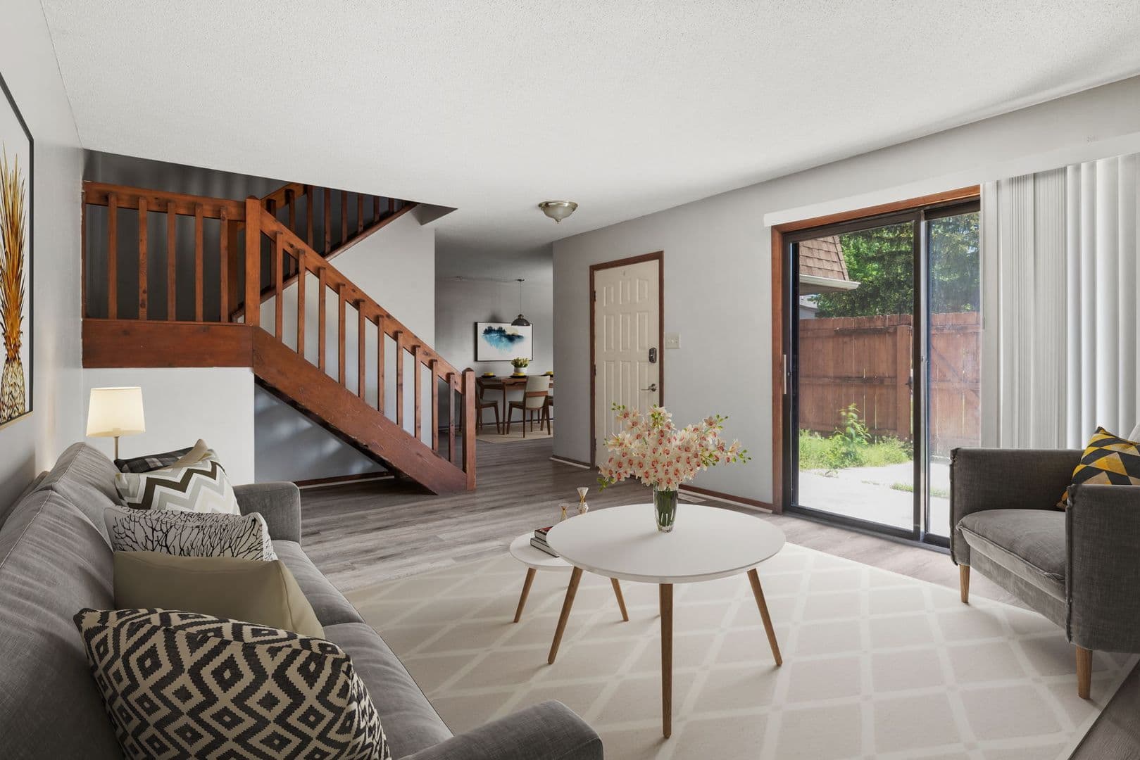 Spacious Rooms, fireplace and patio 6 of 16