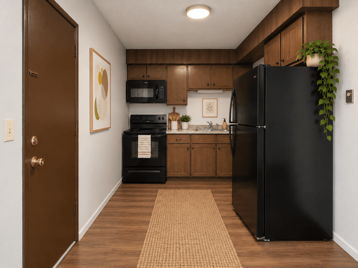 East Memorial Apts - 2 Bedroom 1.5 Bathroom Townhomes with Washer & Dryer in Unit on the Cardinal Greenway! 3 of 8