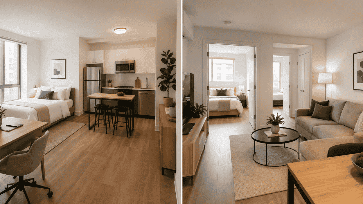 What Renters Should Know About Studio vs. 1 Bedroom Apartments